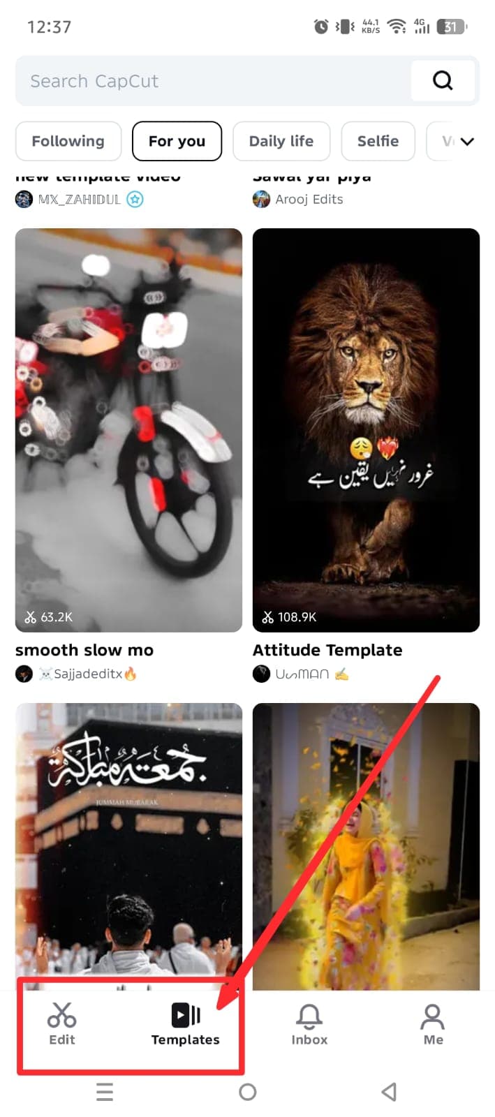 Video Editing Interface - Capcut Apk Pro