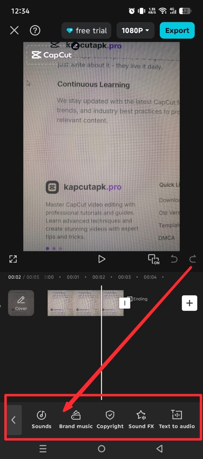 Text & Stickers - Capcut Apk Pro